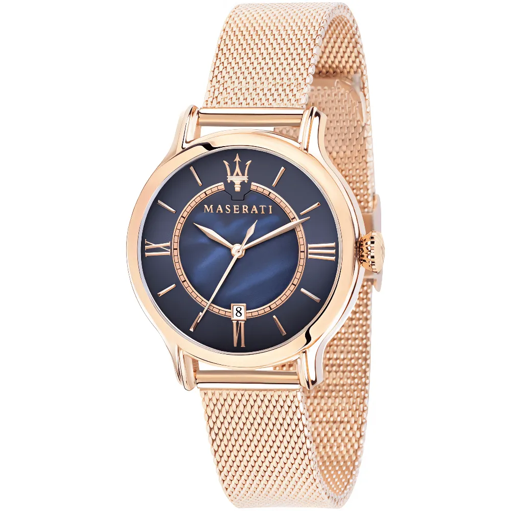 Maserati R8853118503 Epoca Blue Mother Of Pearl Dial Ladies Watch sold by Watch & Watch