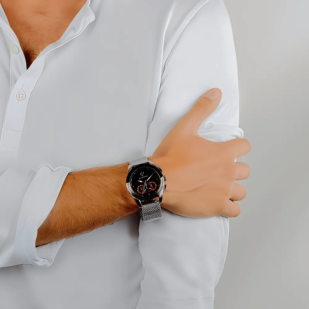 Maserati R8873612005 Traguardo Chronograph Black Dial Men's Watch sold by Watch & Watch product image thumbnail 5