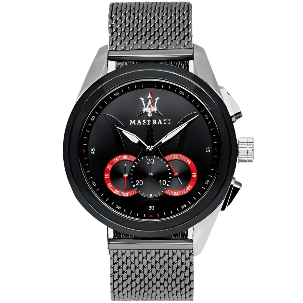 Maserati R8873612005 Traguardo Chronograph Black Dial Men's Watch sold by Watch & Watch