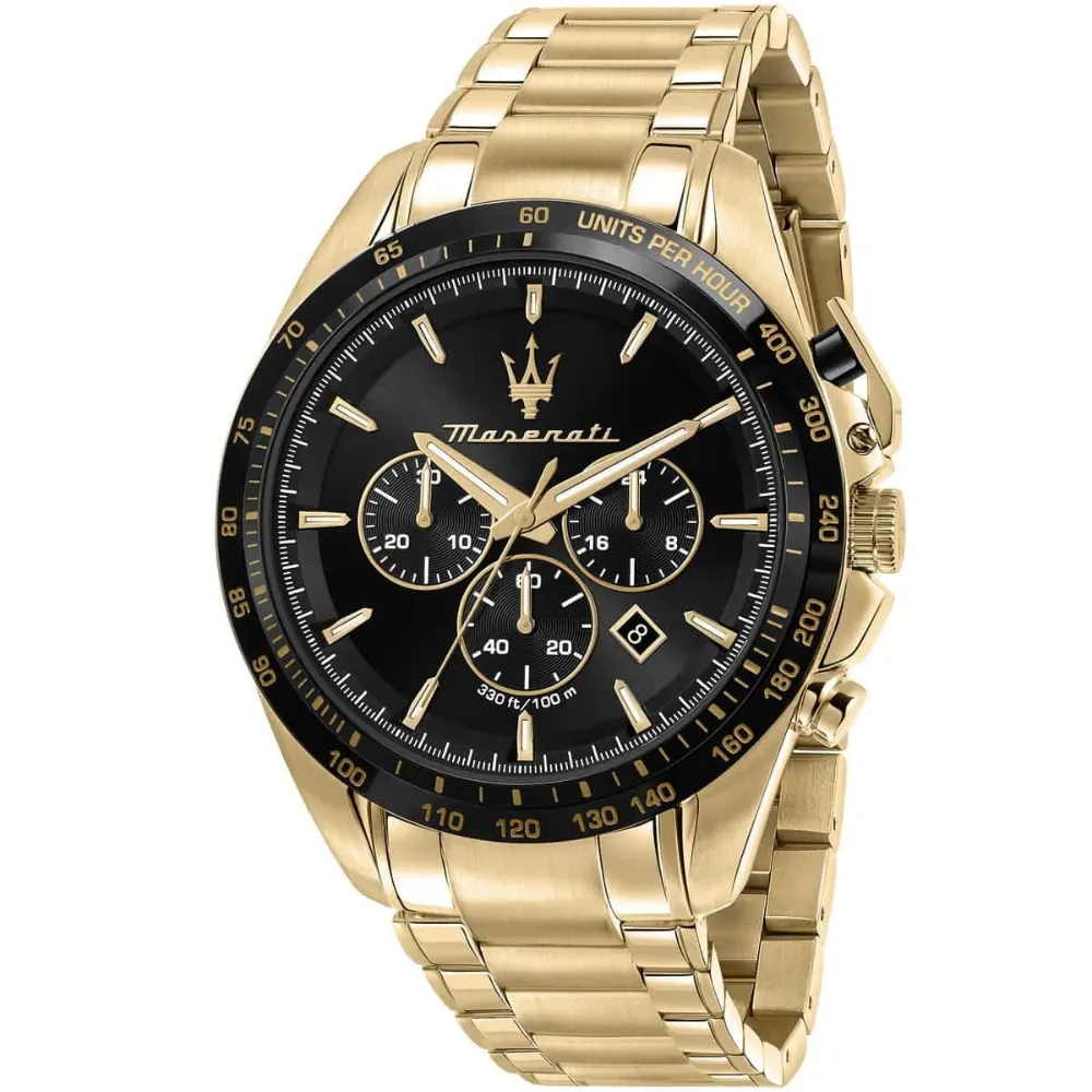 Maserati R8873612041 Traguardo Chronograph Black Dial Men's Watch sold by Watch & Watch
