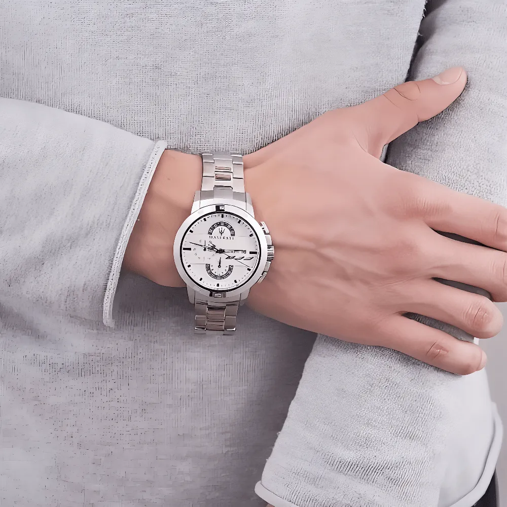 Maserati R8873619004 Ingegno Chronograph White Dial Men's Watch sold by Watch & Watch product image thumbnail 4