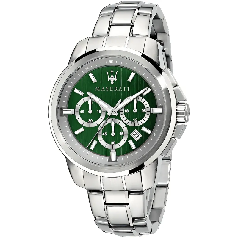 Maserati R8873621017 Successo Chronograph Green Dial Men's Watch sold by Watch & Watch