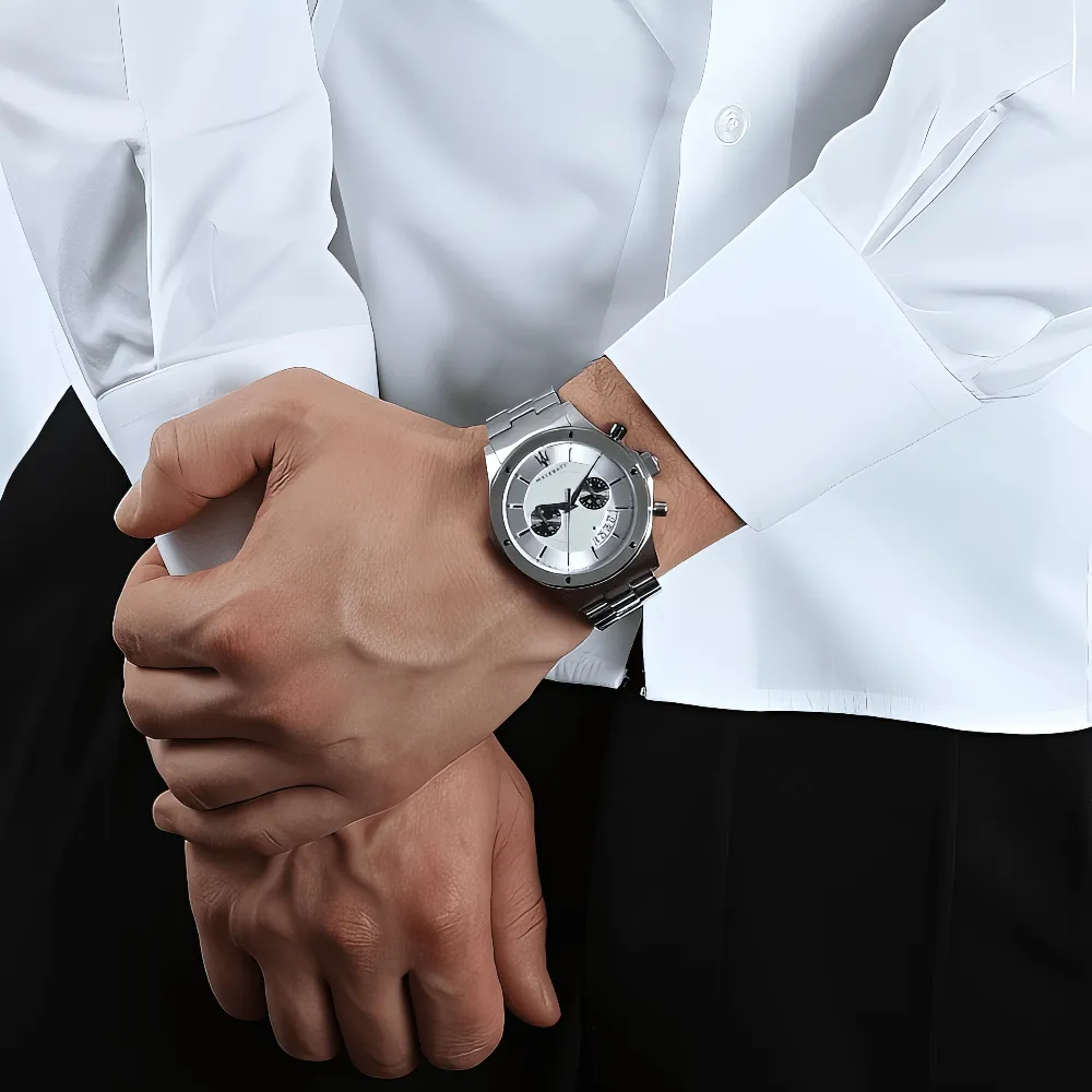 Maserati R8873627005 Circuito Chronograph Silver Dial Men's Watch sold by Watch & Watch product image thumbnail 3