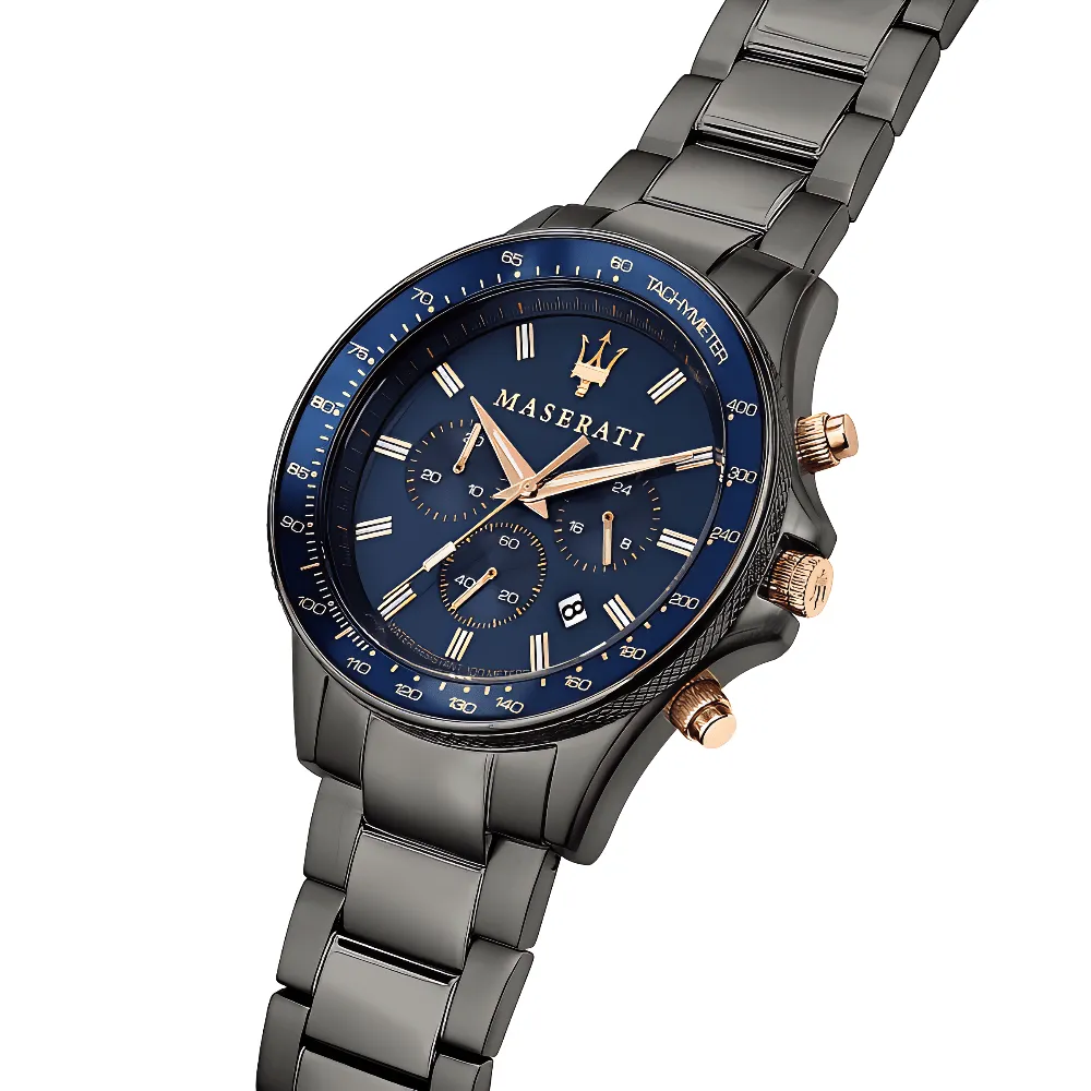 Maserati R8873640001 Sfida Chronograph Blue Dial Men's Watch sold by Watch & Watch product image thumbnail 4