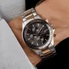 Maserati R8873640014 Sfida Chronograph Black Dial Two-Tone Men's Watch sold by Watch & Watch