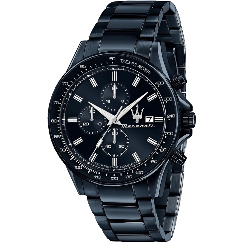 Maserati R8873640023 Sfida Chronograph Blue Dial Men's Watch sold by Watch & Watch