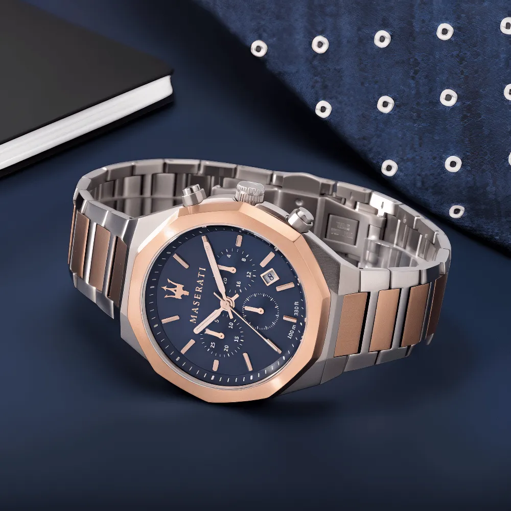 Maserati R8873642002 Stile Chronograph Two-Tone Men's Watch sold by Watch & Watch product image thumbnail 5