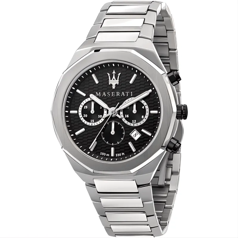 Maserati R8873642004 Stile Chronograph Black Dial  Men's Watch sold by Watch & Watch