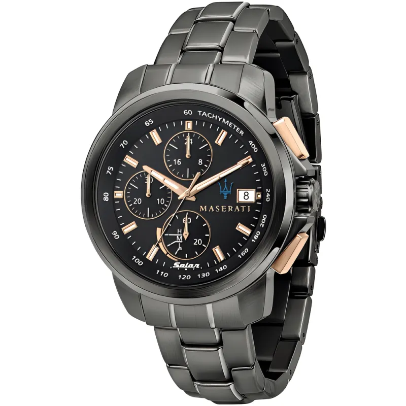 Maserati R8873645001 Successo Chronograph Black Dial Men's Watch sold by Watch & Watch