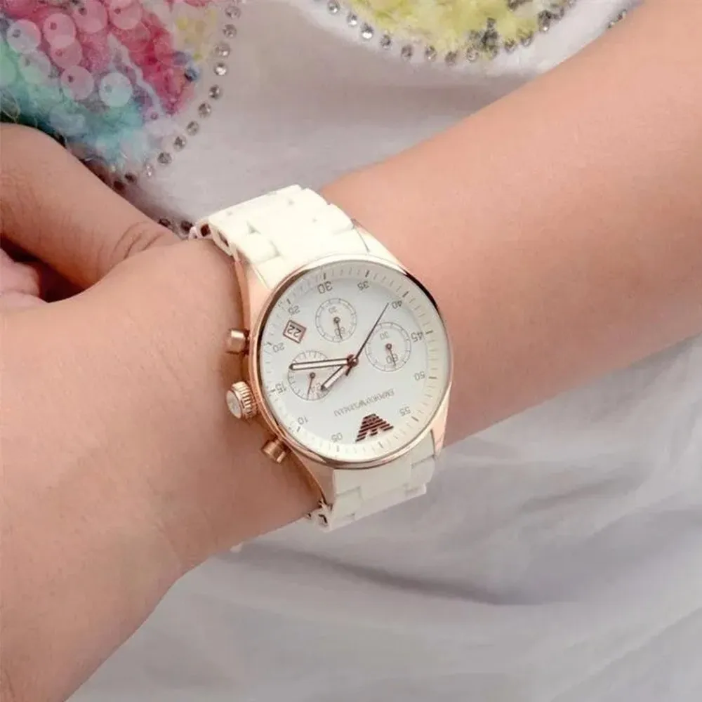 Emporio Armani AR5920 Ladies Sportivo Watch White sold by Watch & Watch product image thumbnail 4