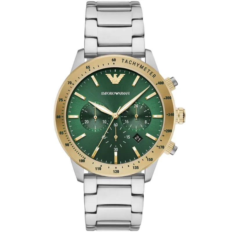 Emporio Armani AR11454 Chronograph Green Dial Men’s Watch sold by Watch & Watch