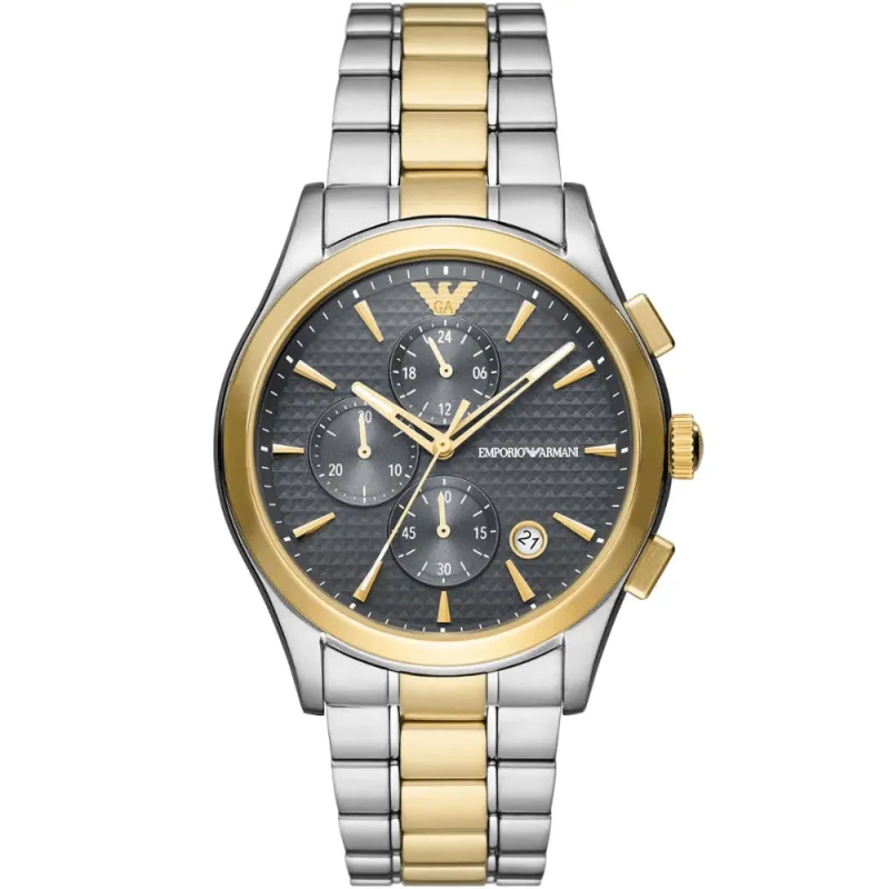 Emporio Armani AR11527 Chronograph Two-Tone Men’s Watch sold by Watch & Watch