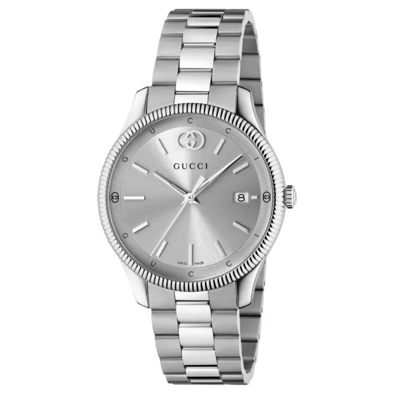 Gucci YA1264232 G-Timeless Silver Dial Men's Watch made by Gucci