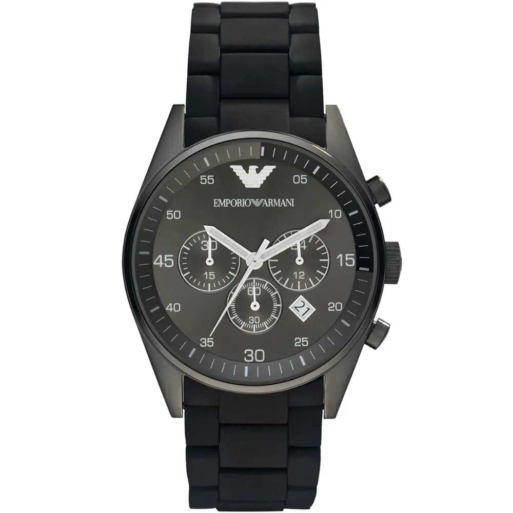 Emporio Armani AR5889 Black Dial Chronograph Men's Watch sold by Watch & Watch