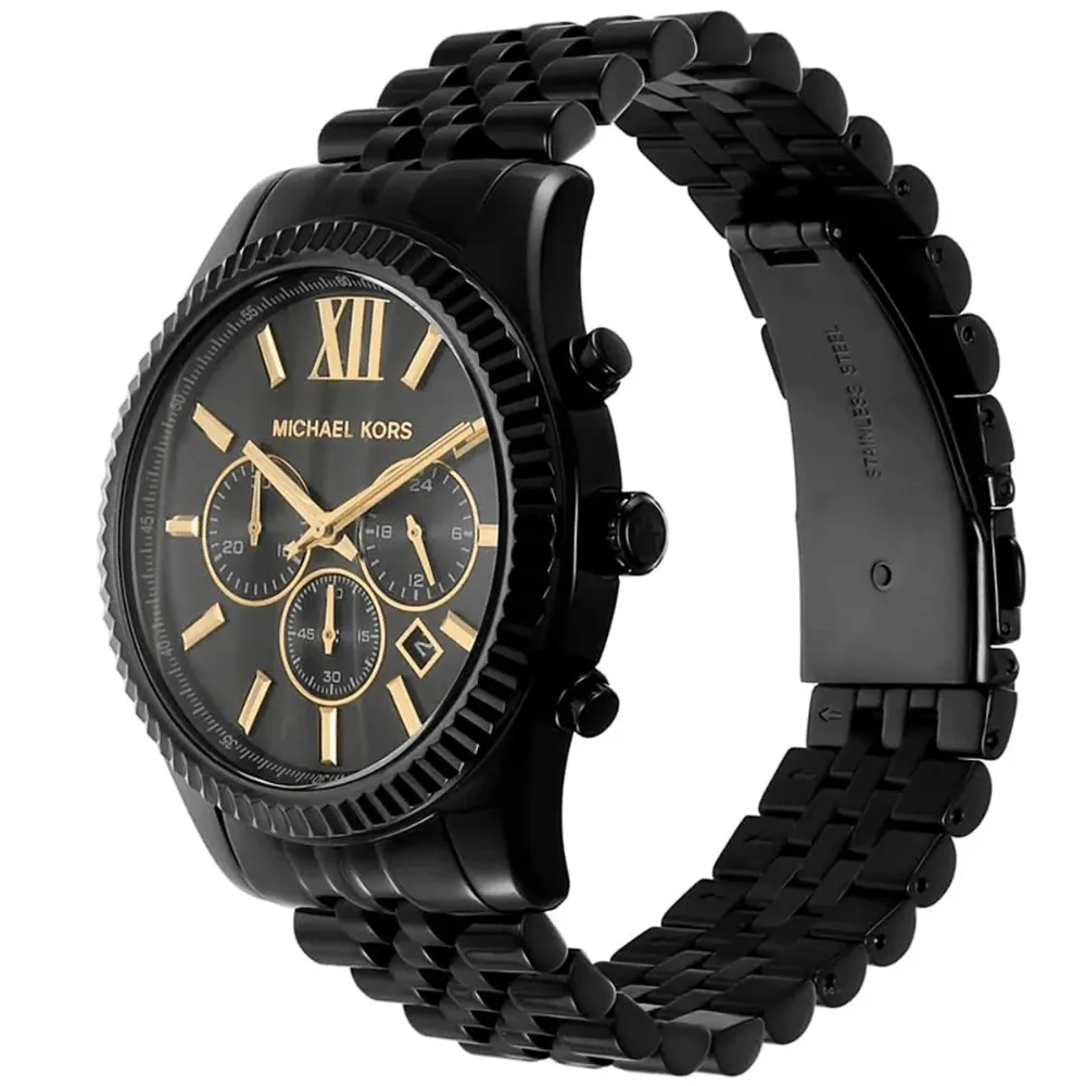 Michael Kors MK8603 Lexington Chronograph Black Dial Men's Watch sold by Watch & Watch product image thumbnail 3