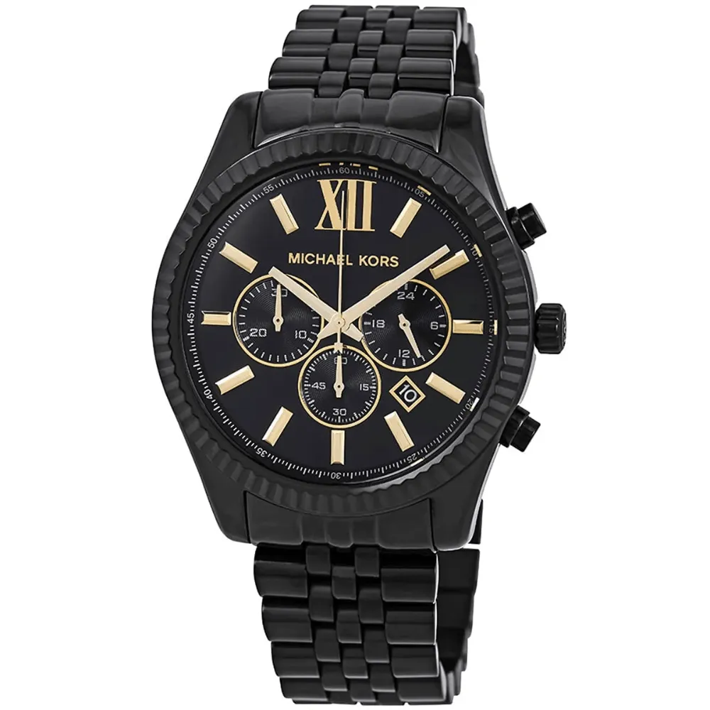 Michael Kors MK8603 Lexington Chronograph Black Dial Men's Watch sold by Watch & Watch product image thumbnail 4