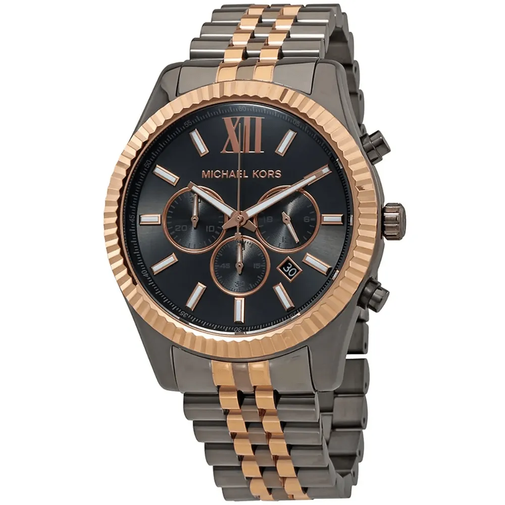 Michael Kors MK8561 Lexington Chronograph Grey Dial Men's Watch sold by Watch & Watch product image thumbnail 3