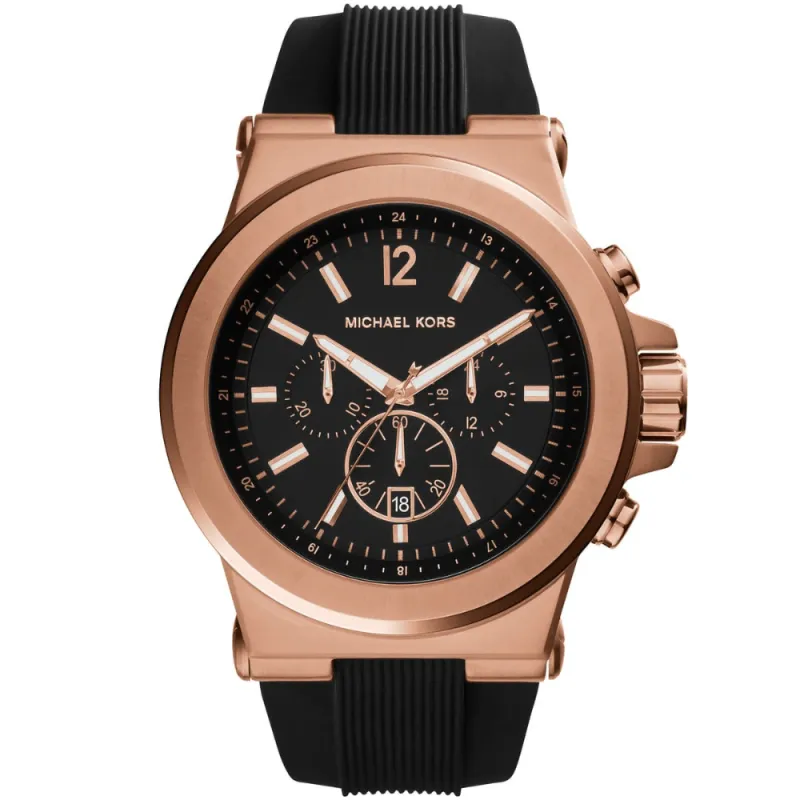 Michael Kors MK8184 Dylan Chronograph Black Dial Men's Watch sold by Watch & Watch