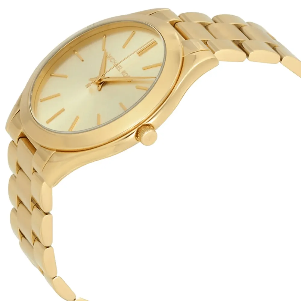 Michael Kors MK3179 Slim Runway Gold Dial Ladies Watch sold by Watch & Watch product image thumbnail 5