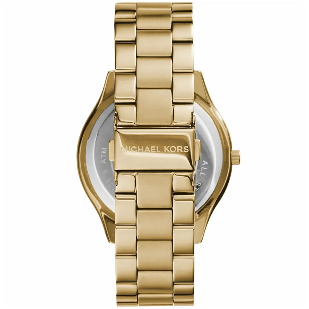 Michael Kors MK3179 Slim Runway Gold Dial Ladies Watch sold by Watch & Watch product image thumbnail 2