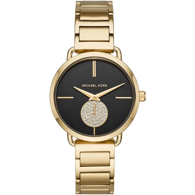 Michael Kors MK3788 Portia Black Dial Ladies Watch sold by Watch & Watch