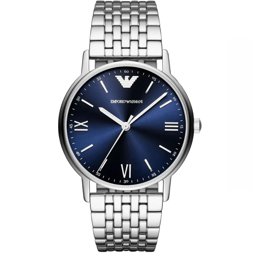 Emporio Armani AR80010 Blue Dial Men's Watch sold by Watch & Watch