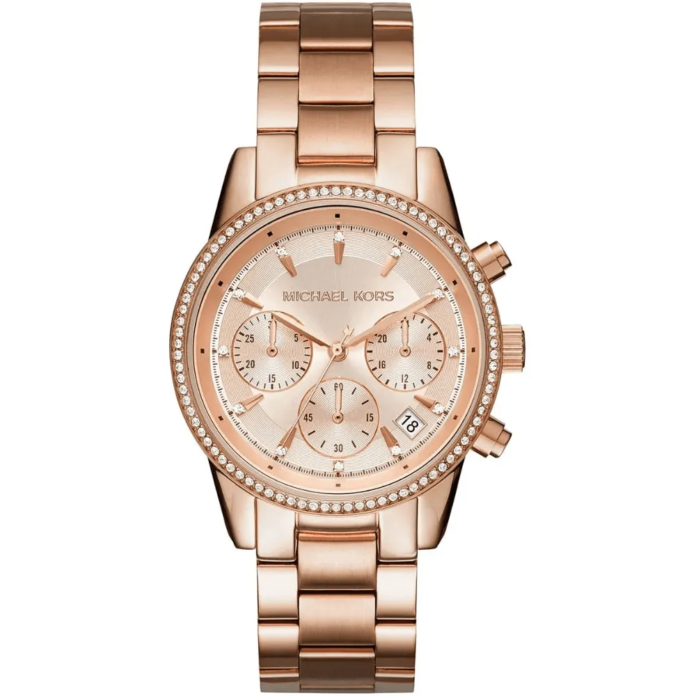 Michael Kors MK6357 Ritz Chronograph Ladies Watch sold by Watch & Watch