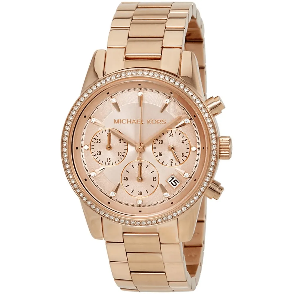 Michael Kors MK6357 Ritz Chronograph Ladies Watch sold by Watch & Watch product image thumbnail 3