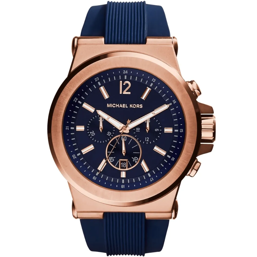 Michael Kors MK8295 Dylan Chronograph Navy Dial Men's Watch sold by Watch & Watch