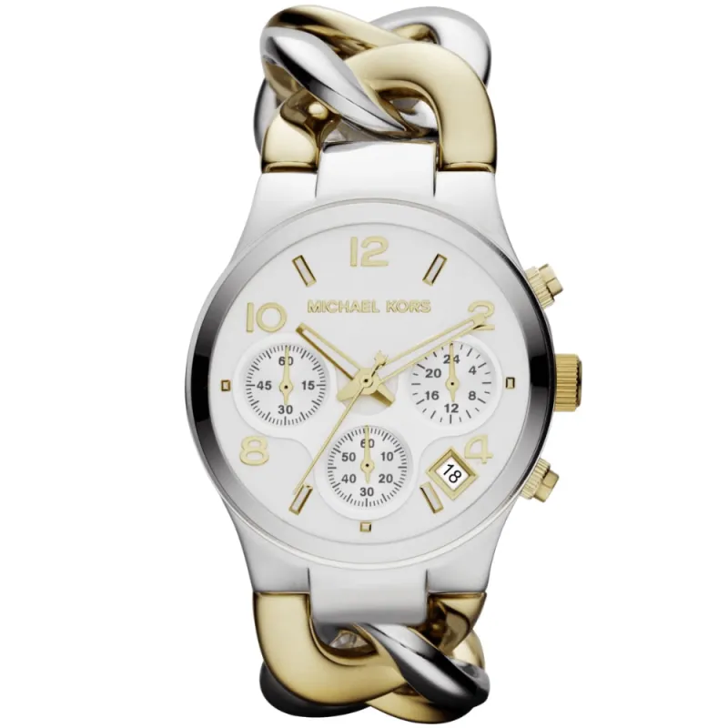 Michael Kors MK3199 Twist Chain Chronograph Ladies Watch sold by Watch & Watch