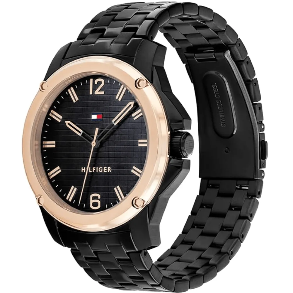 Tommy Hilfiger 1710488 Black Dial Men's Watch sold by Watch & Watch product image thumbnail 3