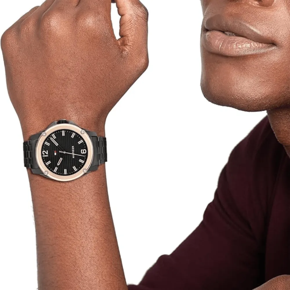 Tommy Hilfiger 1710488 Black Dial Men's Watch sold by Watch & Watch product image thumbnail 4