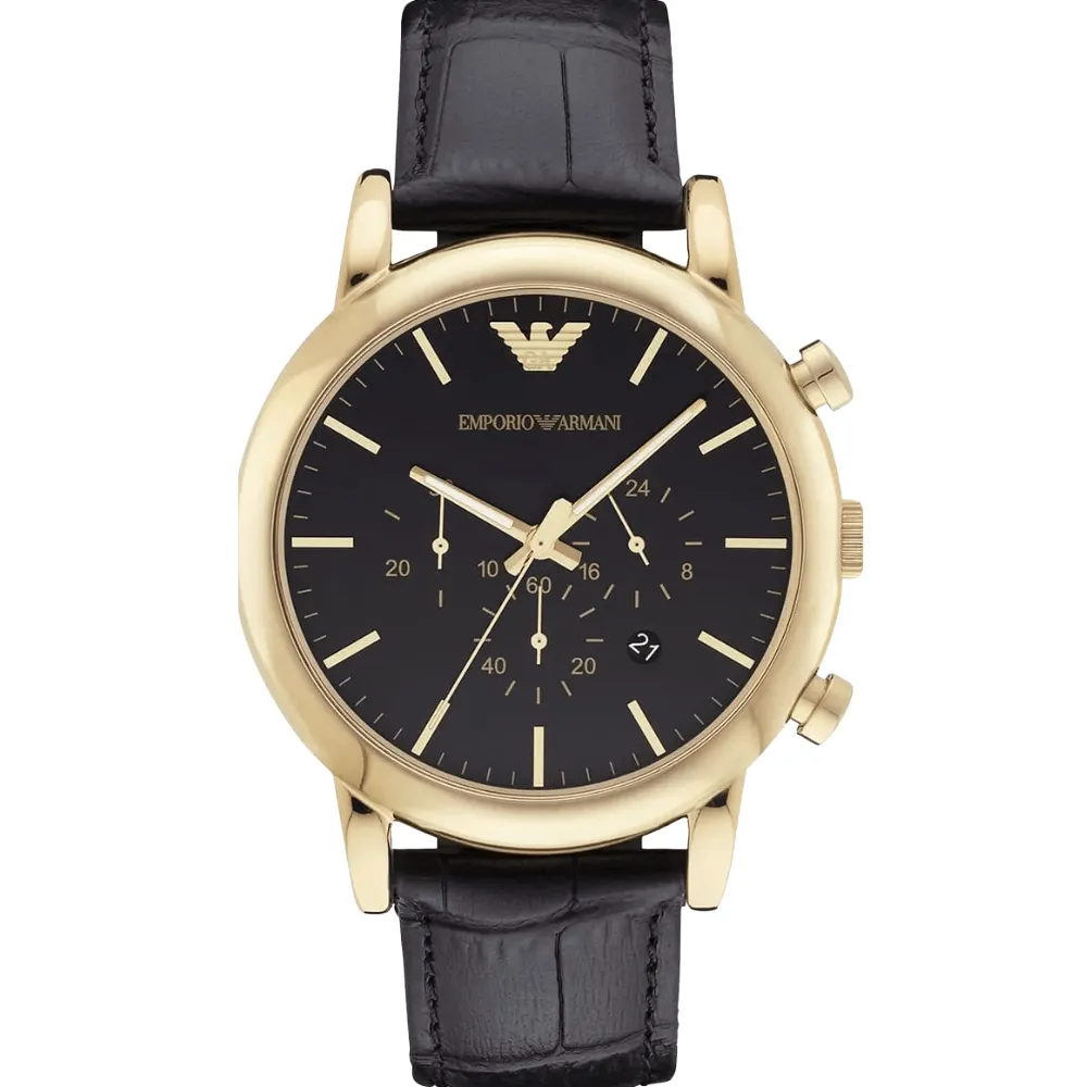 Emporio Armani AR1917 Luigi Black Dial Chronograph Men's Watch sold by Watch & Watch