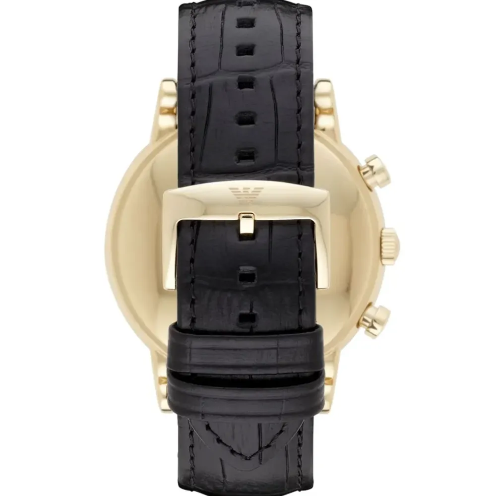 Emporio Armani AR1917 Luigi Black Dial Chronograph Men's Watch sold by Watch & Watch product image thumbnail 2
