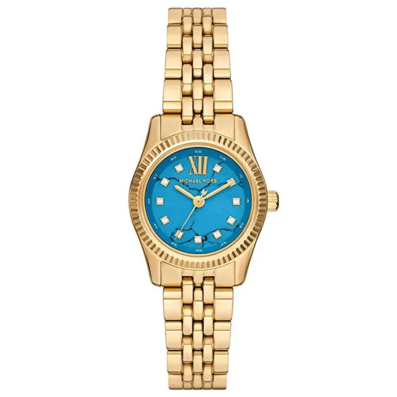 Michael Kors MK4813 Lexington Blue Dial Ladies Watch made by Michael Kors