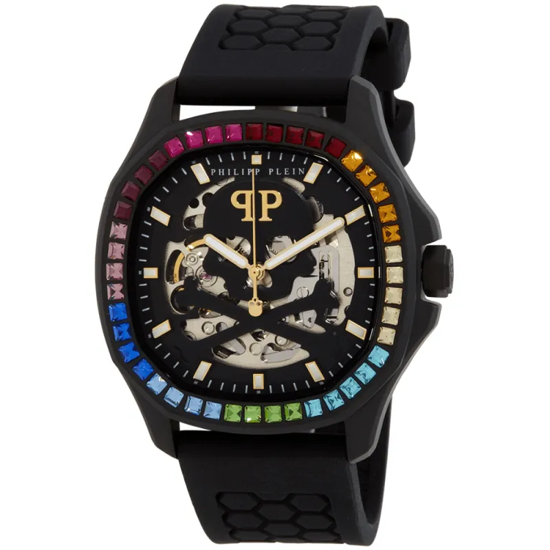 Philipp Plein PWRAA1023 $keleton $pectre Rainbow Men's Watch made by Philipp Plein