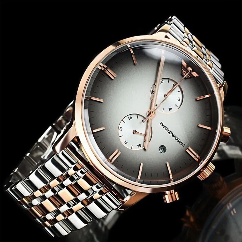 Emporio Armani AR1721 Men's Gianni Watch Two Tone sold by Watch & Watch product image thumbnail 5