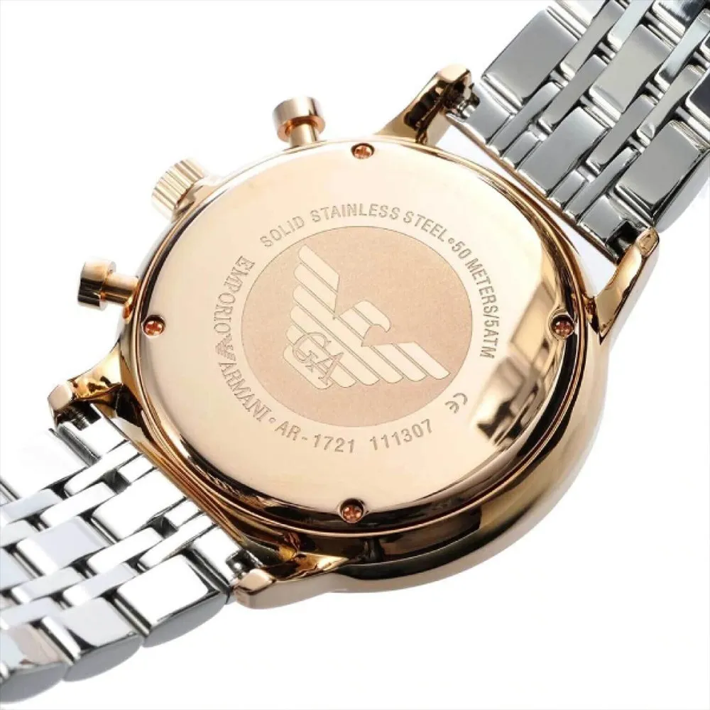 Emporio Armani AR1721 Men's Gianni Watch Two Tone sold by Watch & Watch product image thumbnail 4