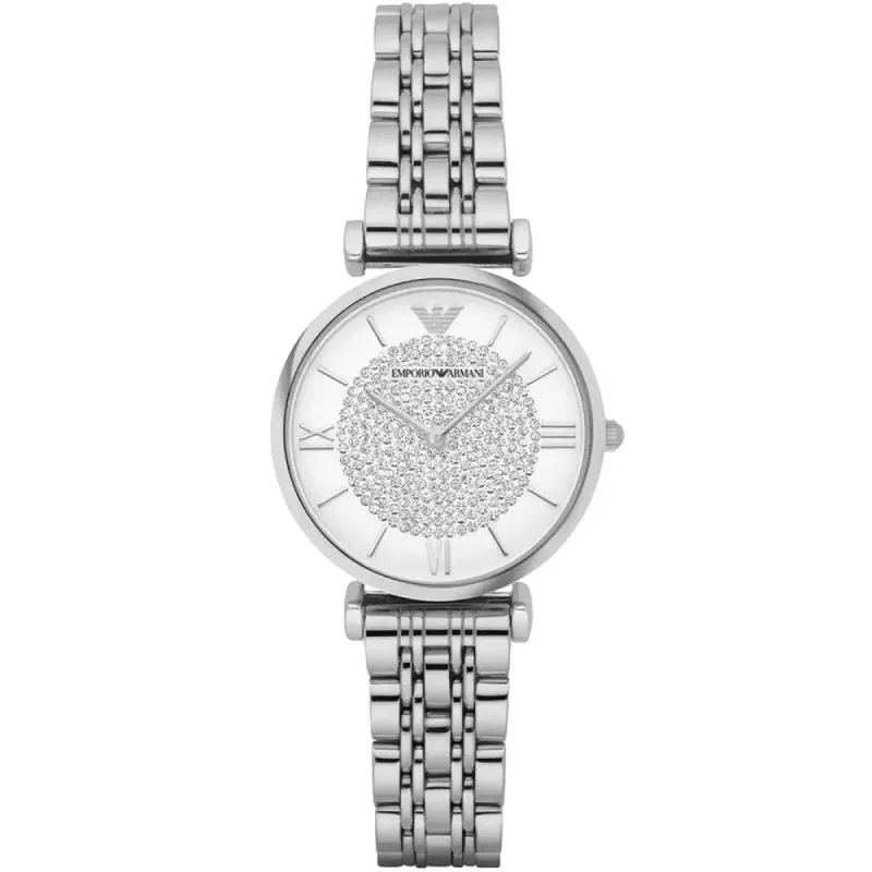Emporio Armani AR1925 T-Bar Stainless Steel Ladies Watch sold by Watch & Watch