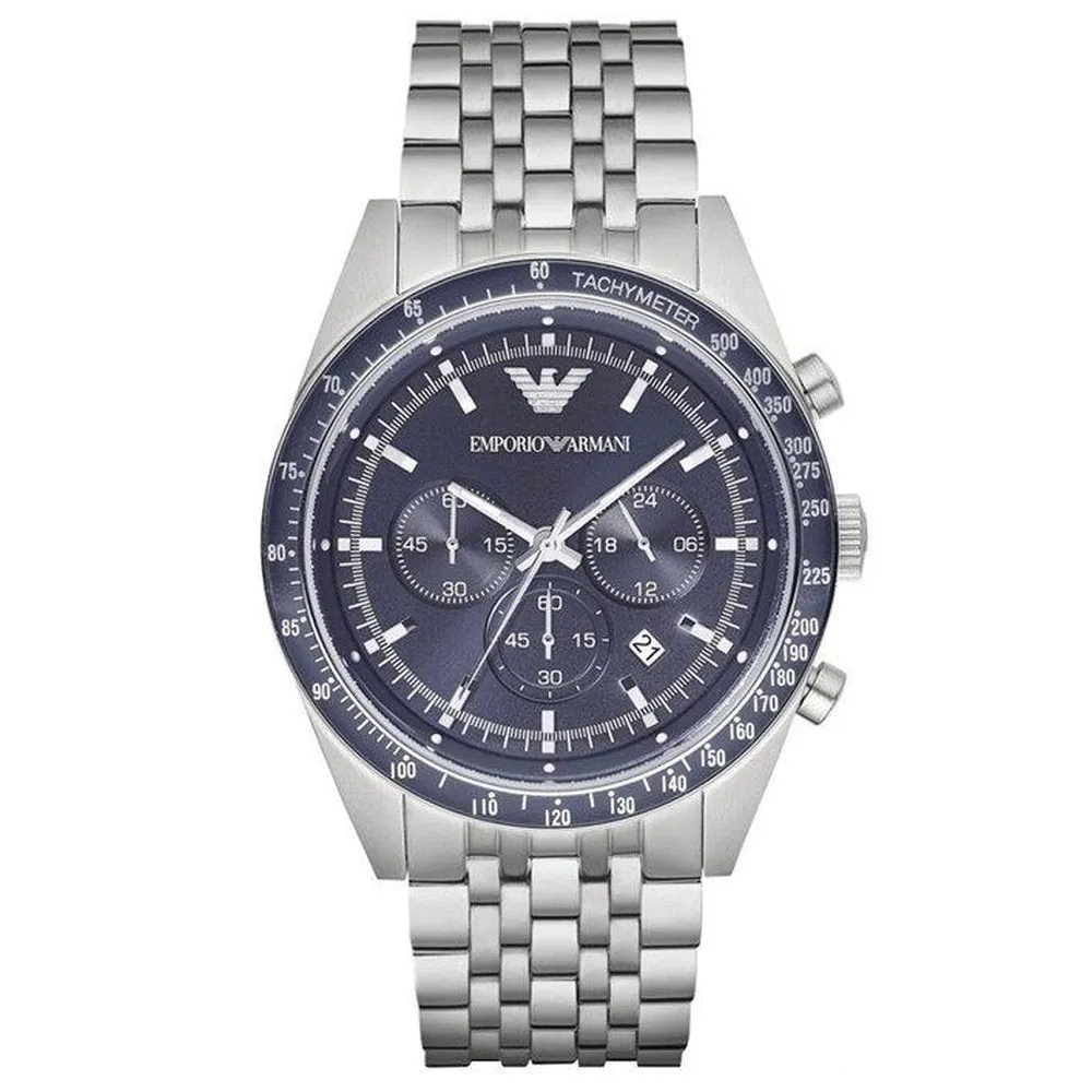 Emporio Armani AR6072 Chronograph Blue Dial Men's Watch sold by Watch & Watch