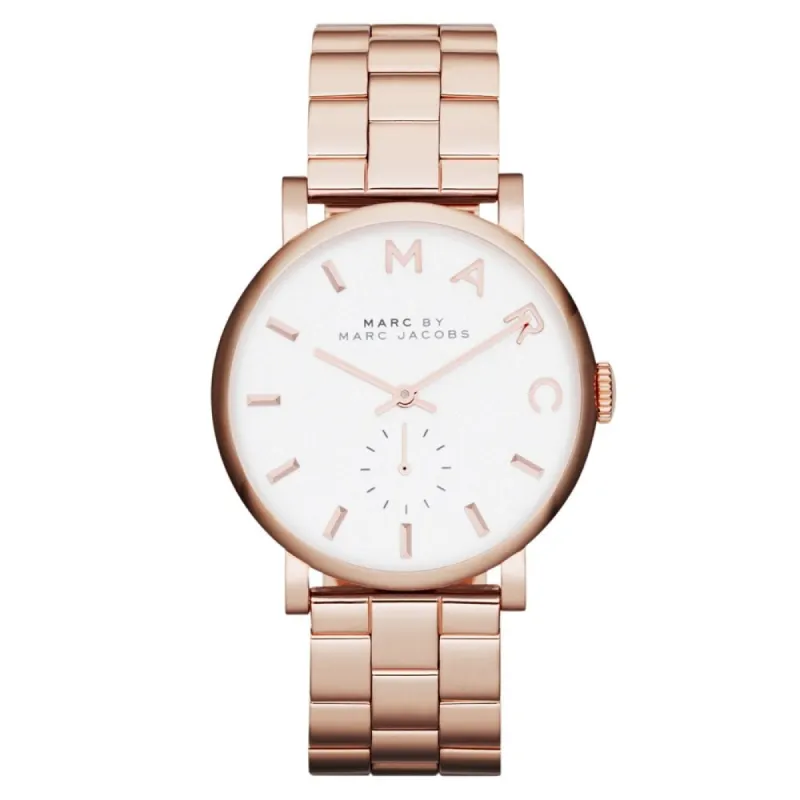 Marc Jacobs MBM3244 Baker Rose Gold Plated Ladies Watch sold by Watch & Watch
