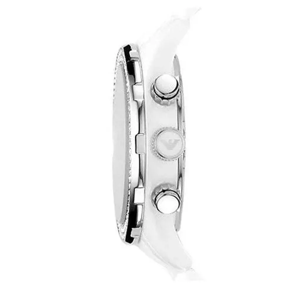 Emporio Armani AR1456 Ceramica Crystal White Ladies Watch sold by Watch & Watch product image thumbnail 3