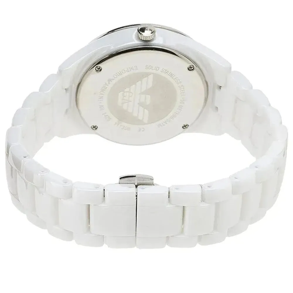 Emporio Armani AR1456 Ceramica Crystal White Ladies Watch sold by Watch & Watch product image thumbnail 2