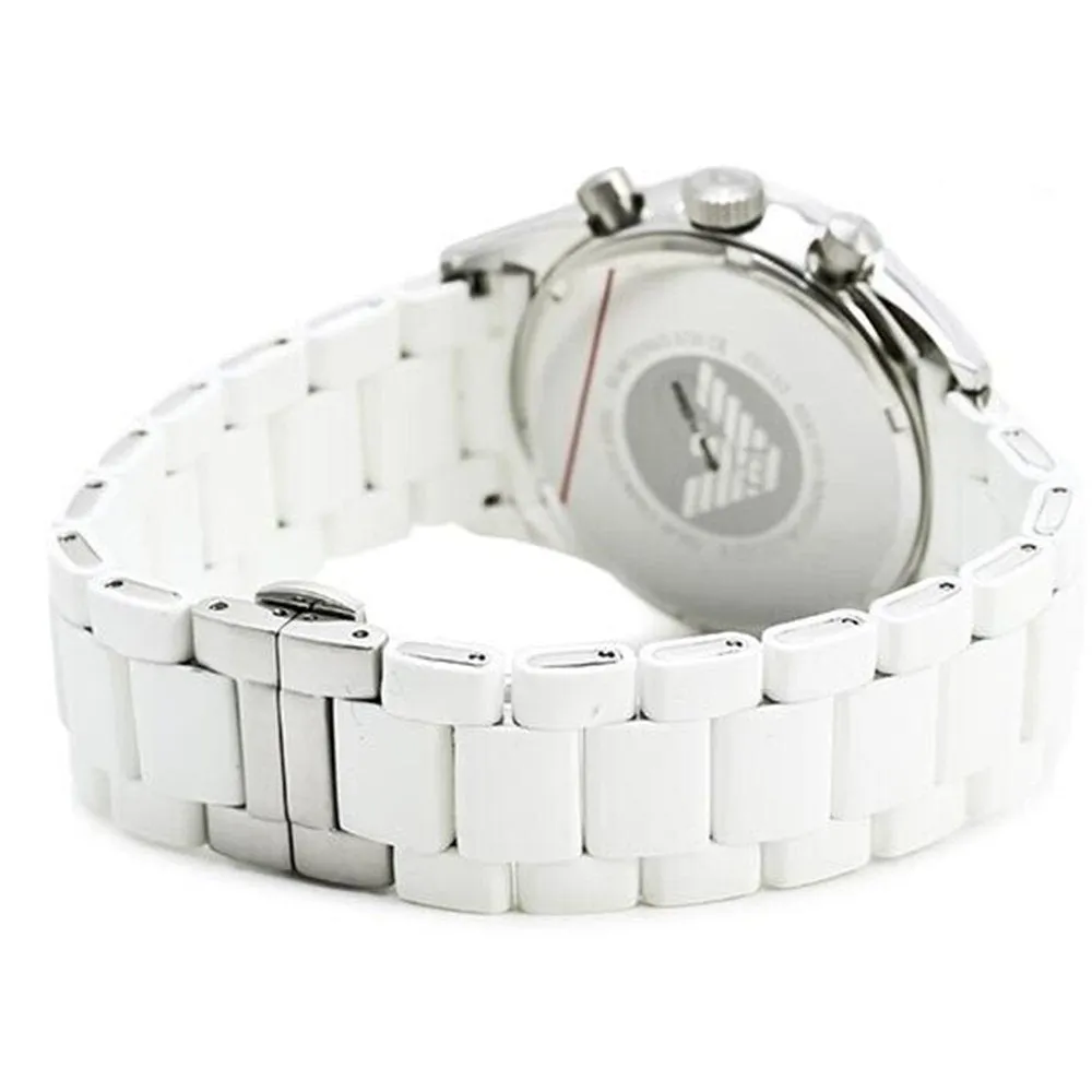 Emporio Armani AR5859 Men's Watch Tazio White sold by Watch & Watch product image thumbnail 3