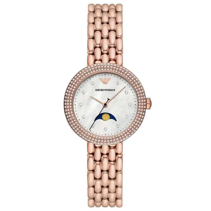 Emporio Armani AR11462 White Mother of Pearl Dial Ladies Watch sold by Watch & Watch