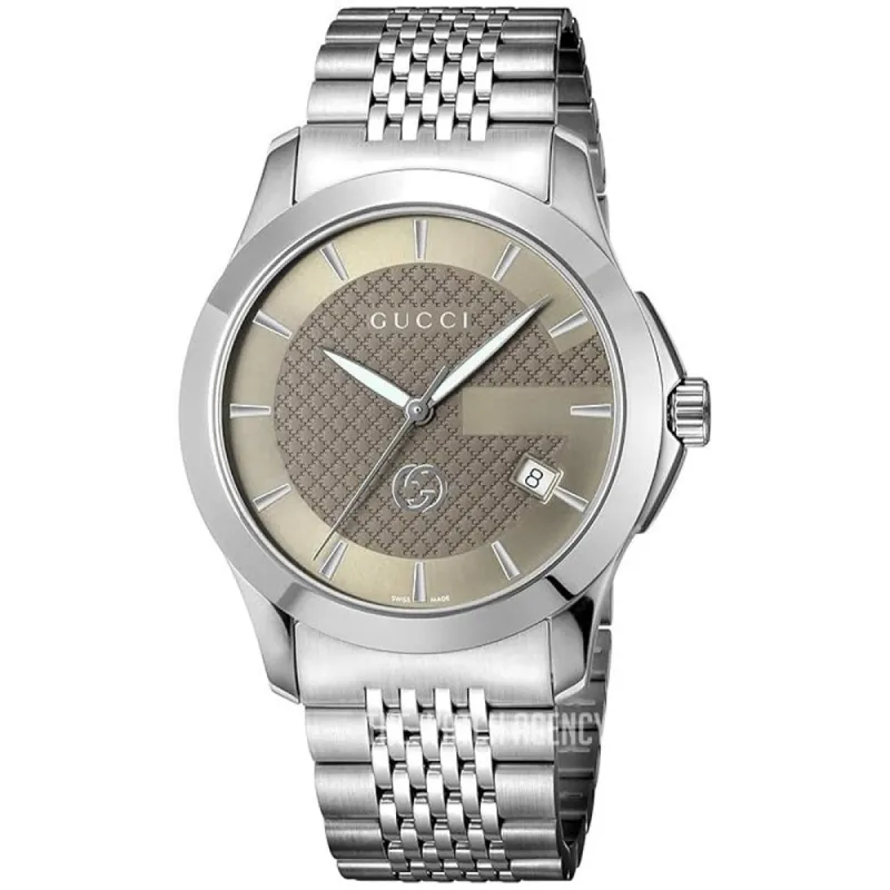Gucci YA1264107 G-Timeless Brown Dial Men's Watch sold by Watch & Watch