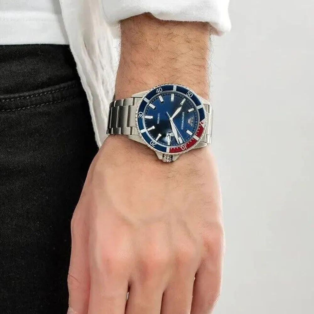 Emporio Armani AR11339 Men's Diver Watch Blue sold by Watch & Watch product image thumbnail 5