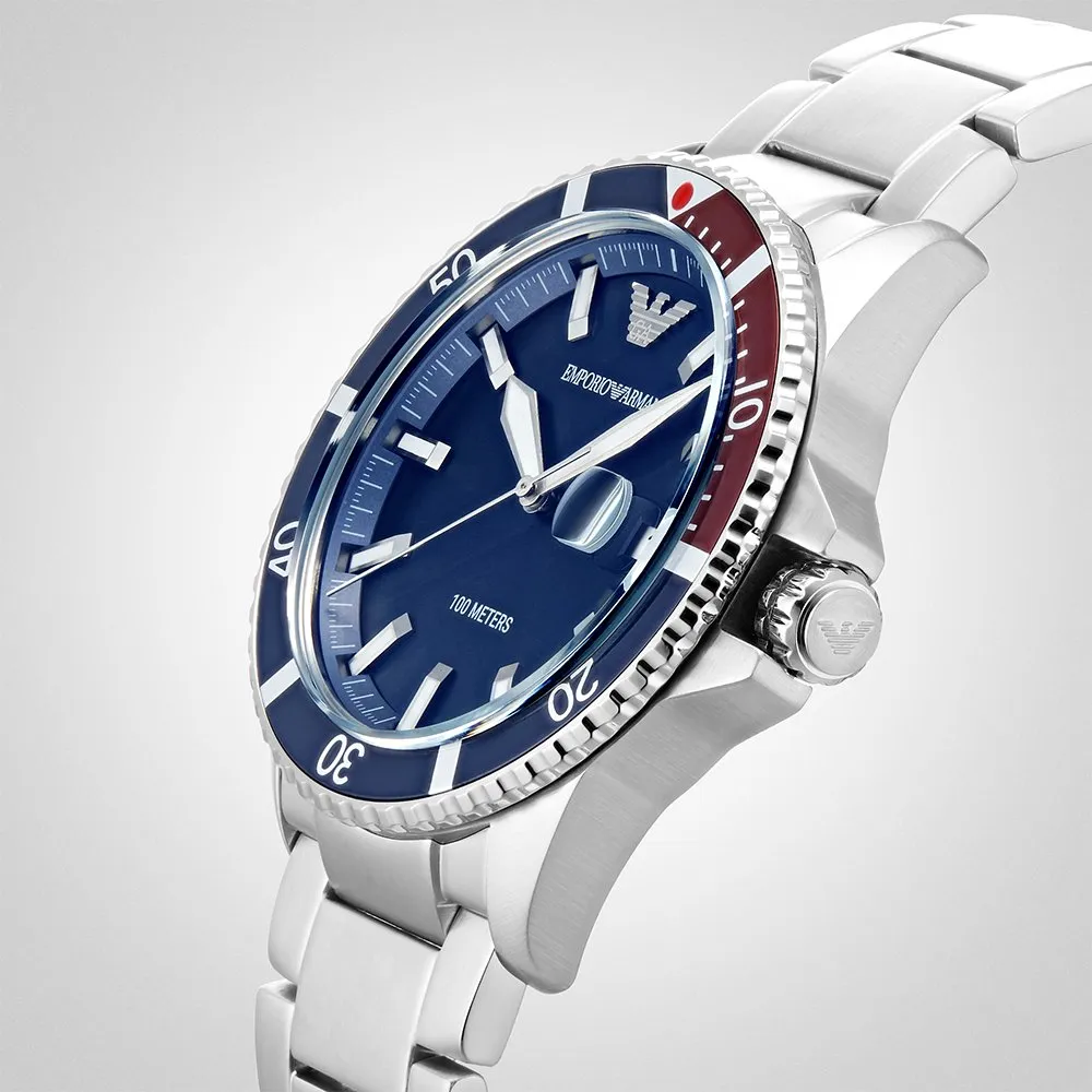 Emporio Armani AR11339 Men's Diver Watch Blue sold by Watch & Watch product image thumbnail 4