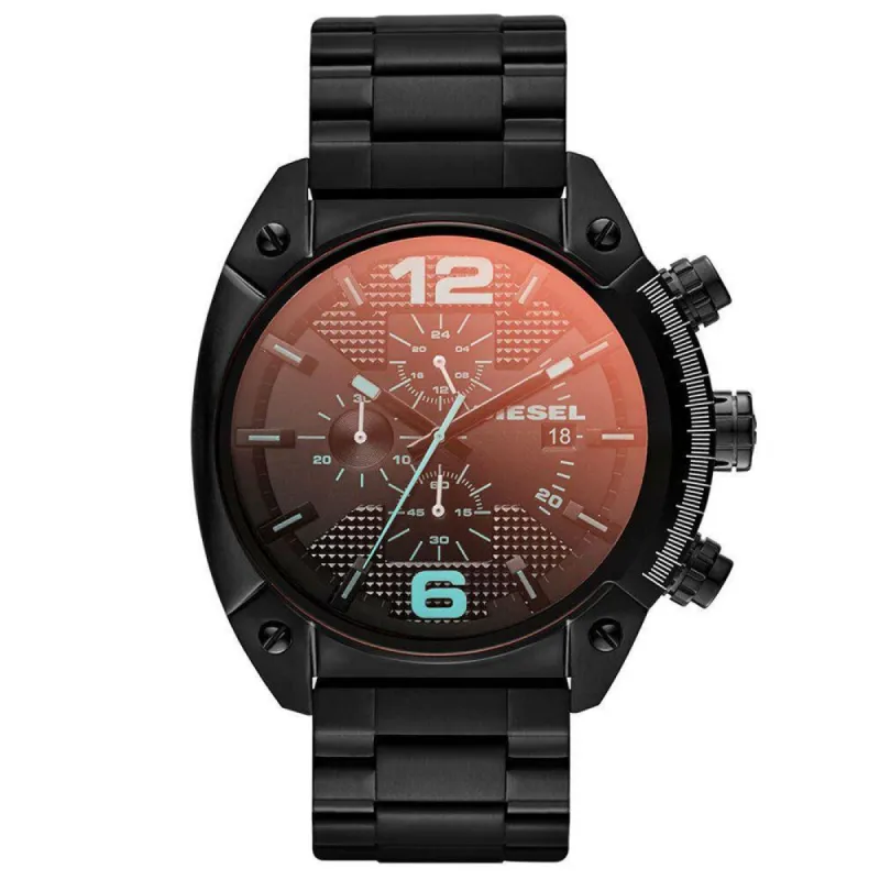 Diesel DZ4316  IP Black Overflow Chronograph Men's Watch sold by Watch & Watch