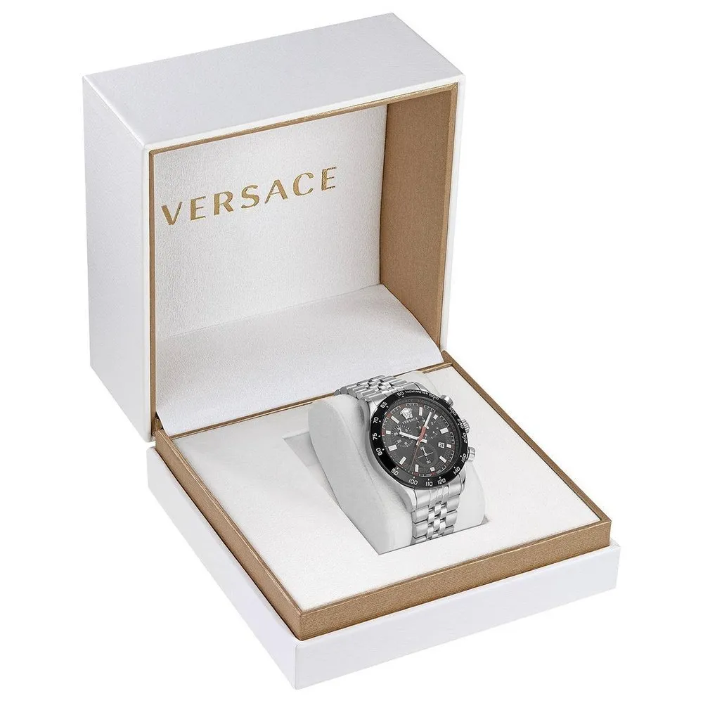 Versace VE2U00322 Hellenyium Silver Chronograph Men's Watch sold by Watch & Watch product image thumbnail 3